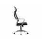Q-095 Ergonomikus Hálós Forgószék Fejtámlával Fekete