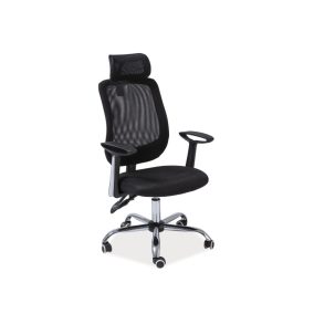   Q-118 Ergonomikus Hálós Forgószék Fekete Multiblock Funkcióval