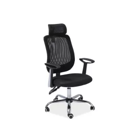   Q-118 Ergonomikus Hálós Forgószék Fekete Multiblock Funkcióval