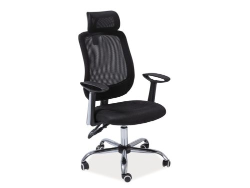 Q-118 Ergonomikus Hálós Forgószék Fekete Multiblock Funkcióval