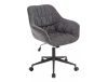 Q-213 Brego Ergonomikus Forgószék Szürke Szövet Párnázott Irodai