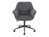 Q-213 Brego Ergonomikus Forgószék Szürke Szövet Párnázott Irodai