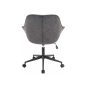 Q-213 Brego Ergonomikus Forgószék Szürke Szövet Párnázott Irodai