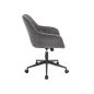 Q-213 Brego Ergonomikus Forgószék Szürke Szövet Párnázott Irodai