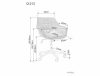 Q-213 Brego Ergonomikus Forgószék Szürke Szövet Párnázott Irodai