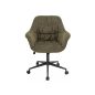 Q-213 Brego Forgószék Olívazöld Kárpittal