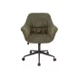 Q-213 Brego Forgószék Olívazöld Kárpittal