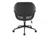 Q-214 Ergonomikus Műbőr Forgószék Fekete TILT