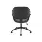 Q-214 Ergonomikus Műbőr Forgószék Fekete TILT