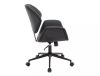 Q-214 Ergonomikus Műbőr Forgószék Fekete TILT
