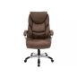   Q-278 Ergonomikus Forgószék Barna Szövet TILT Mechanikával