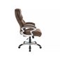 Q-278 Ergonomikus Forgószék Barna Szövet TILT Mechanikával