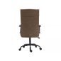 Q-306 Ergonomikus Műbőr Forgószék Barna TILT