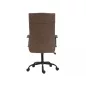 Q-306 Ergonomikus Műbőr Forgószék Barna TILT