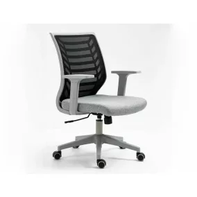 Q-320 Ergonomikus Hálós Forgószék Szürke-Fekete TILT