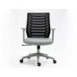 Q-320 Ergonomikus Hálós Forgószék Szürke-Fekete TILT