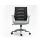 Q-320 Ergonomikus Hálós Forgószék Szürke-Fekete TILT