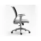 Q-320 Ergonomikus Hálós Forgószék Szürke-Fekete TILT