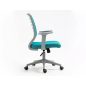 Q-320 Ergonomikus Hálós Forgószék Kék Műanyag Vázzal