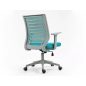 Q-320 Ergonomikus Hálós Forgószék Kék Műanyag Vázzal