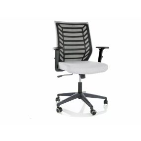 Q-320R Ergonomikus Hálós Forgószék Szürke-Fekete