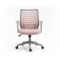 Q-320 Ergonomikus Hálós Forgószék Rózsaszín