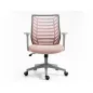 Q-320 Ergonomikus Hálós Forgószék Rózsaszín
