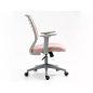 Q-320 Ergonomikus Hálós Forgószék Rózsaszín