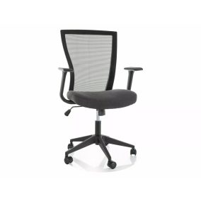 Q-328 Ergonomikus Hálós Forgószék Fekete TILT