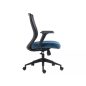Q-328 Ergonomikus Hálós Forgószék Kék-Fekete