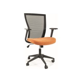   Q-328 Hálós Ergonomikus Forgószék Narancssárga-Fekete TILT