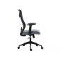 Q-330 Ergonomikus Hálós Forgószék Szürke-Fekete TILT