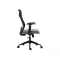 Q-330 Ergonomikus Hálós Forgószék Szürke-Fekete TILT