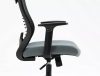 Q-330 Ergonomikus Hálós Forgószék Szürke-Fekete TILT