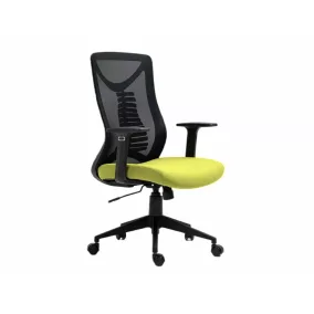 Q-330 Hálós Ergonomikus Forgószék Sárga-Fekete