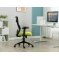 Q-330 Hálós Ergonomikus Forgószék Sárga-Fekete