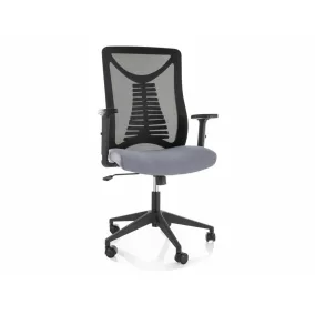 Q-330R Ergonomikus Hálós Forgószék Szürke-Fekete