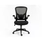 Q-333 Ergonomikus Hálós Forgószék Fekete TILT Mechanikával