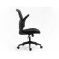 Q-333 Ergonomikus Hálós Forgószék Fekete TILT Mechanikával