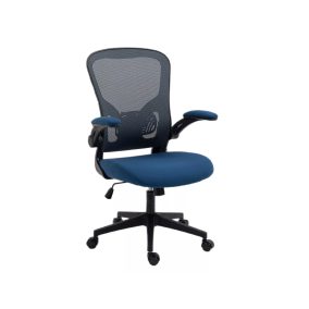 Q-333 Ergonomikus Hálós Forgószék Kék-Szürke