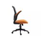 Q-333 Ergonomikus Hálós Forgószék Narancssárga-Fekete