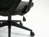 Q-346 Ergonomikus Hálós Műbőr Forgószék Fekete TILT