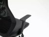 Q-346 Ergonomikus Hálós Műbőr Forgószék Fekete TILT