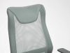 Q-346 Ergonomikus Hálós Műbőr Forgószék Szürke TILT