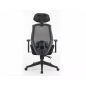 Q-406 M Ergonomikus Hálós Forgószék Fekete Multiblock