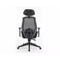 Q-406 M Ergonomikus Hálós Forgószék Fekete Multiblock