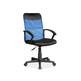 Q-702 Ergonomikus Hálós Forgószék Fekete-Kék