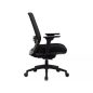 Q-718 Ergonomikus Hálós Forgószék Fekete