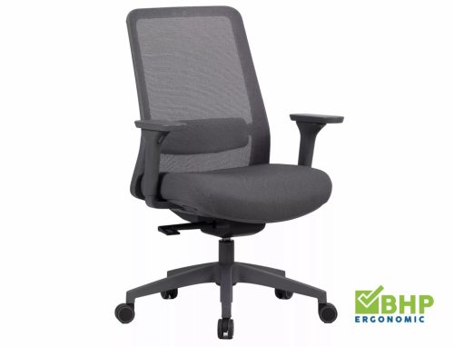 Q-718 Ergonomikus Hálós Forgószék Szürke