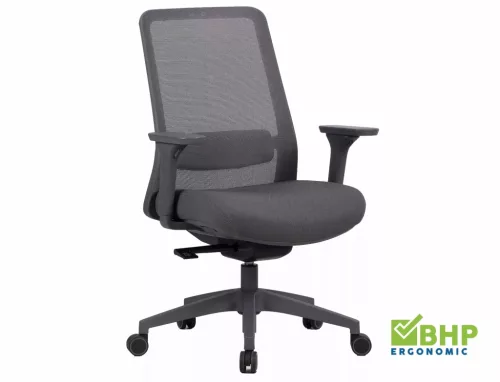 Q-718 Ergonomikus Hálós Forgószék Szürke